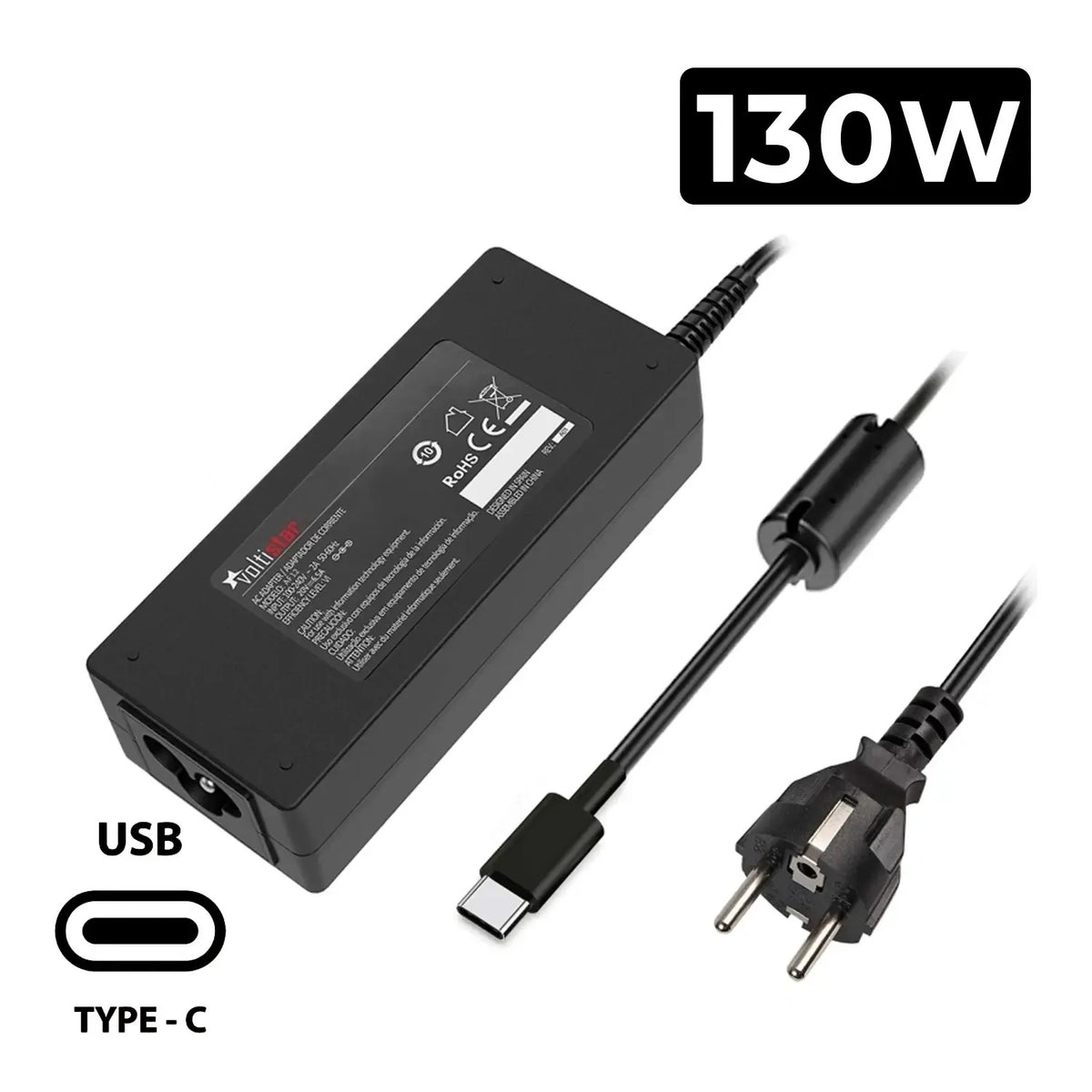 Cargador Para Portátil Dell 5-20V 6.5A 130W Usb-C