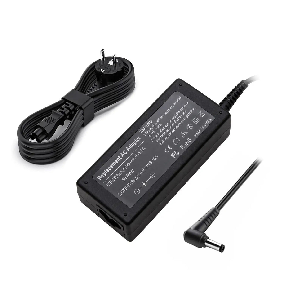 Cargador Para Portátil Samsung 19V 3.16A 3.0X1.1 Mm