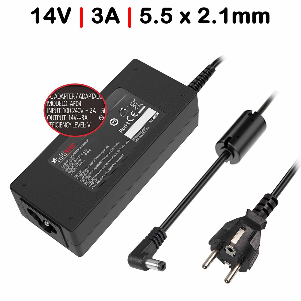 Cargador Para Portátil Samsung Syncmaster 150Mp 1501Mp 14V 3A 42W