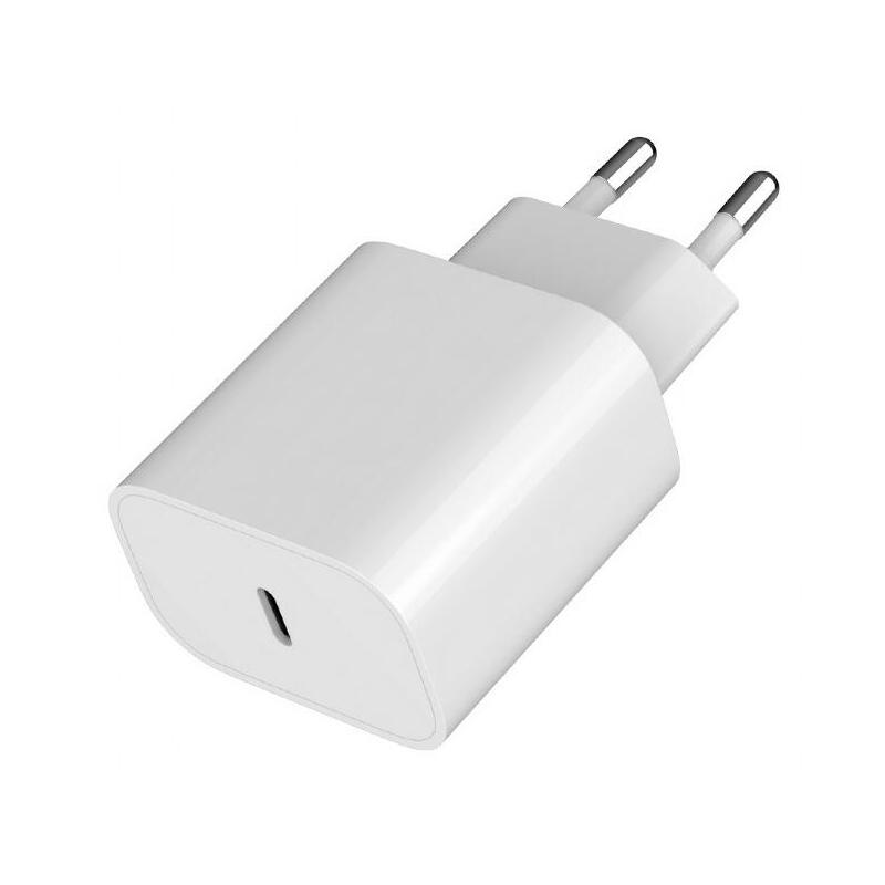 Cargador Rapido Gembird Usb Type-C De 20 W Blanco