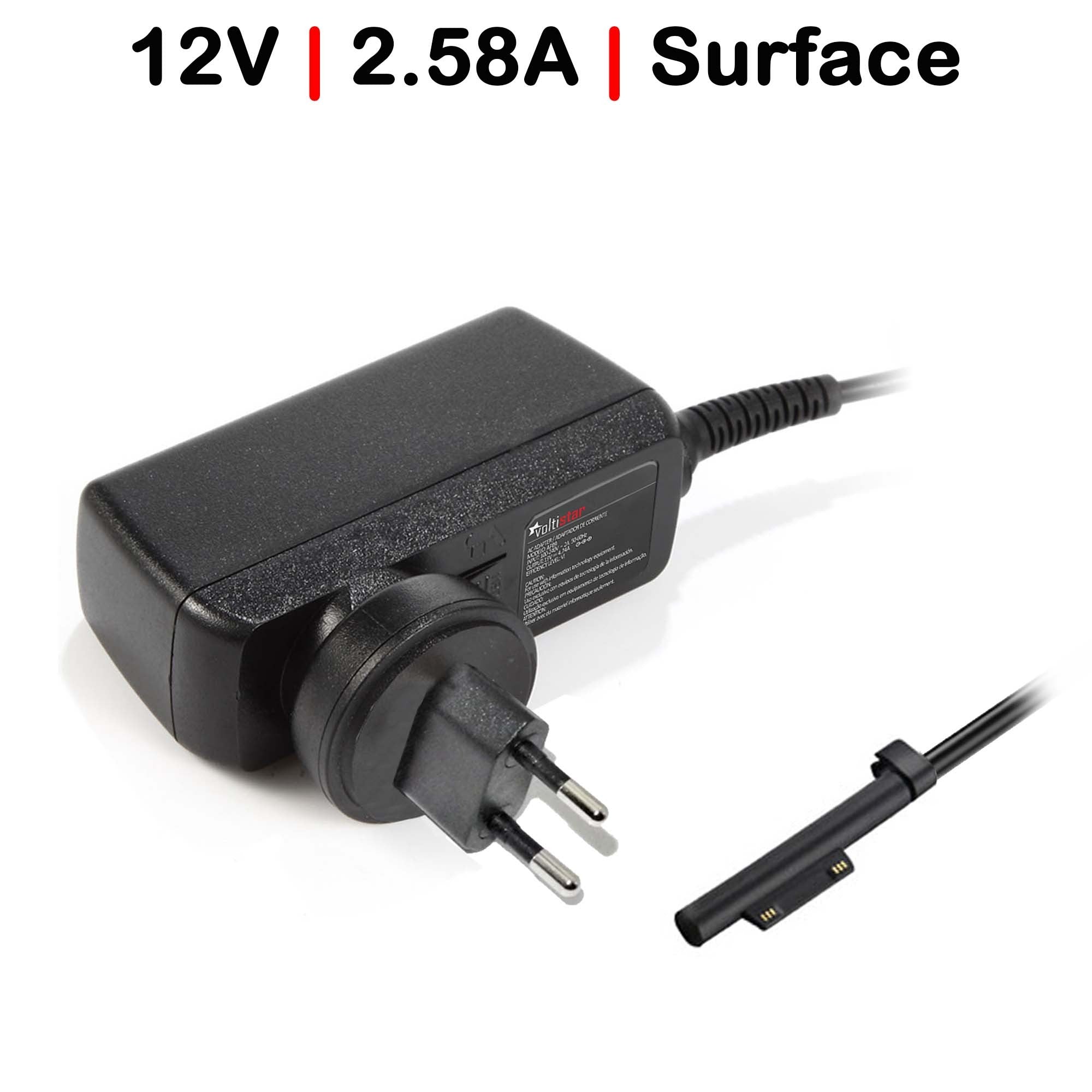 Cargador Para Tablet Microsoft Surface 12V 2.58A De Pared