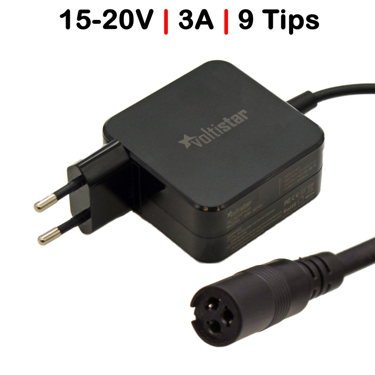 Cargador Universal De Pared Ultra Portable 45W 9Tips