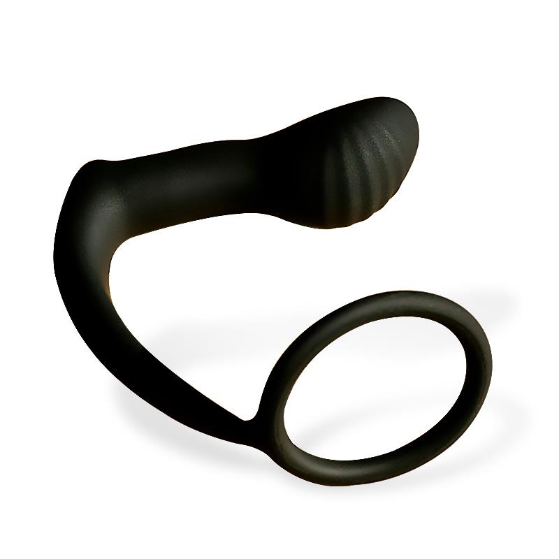 Carnelian Plug Anal Con Vibración Y Anillo Para El Pene