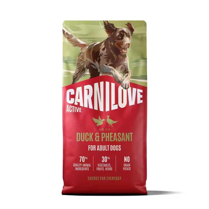 Carnilove Active Dog Dry Made With Duck &  Pheasant For Adult All Breeds 12 Kg