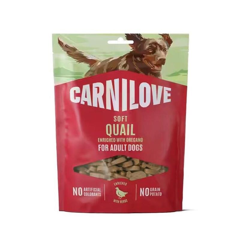Carnilove Dog Soft  Snack Quail Enriched With Oregano 200 G