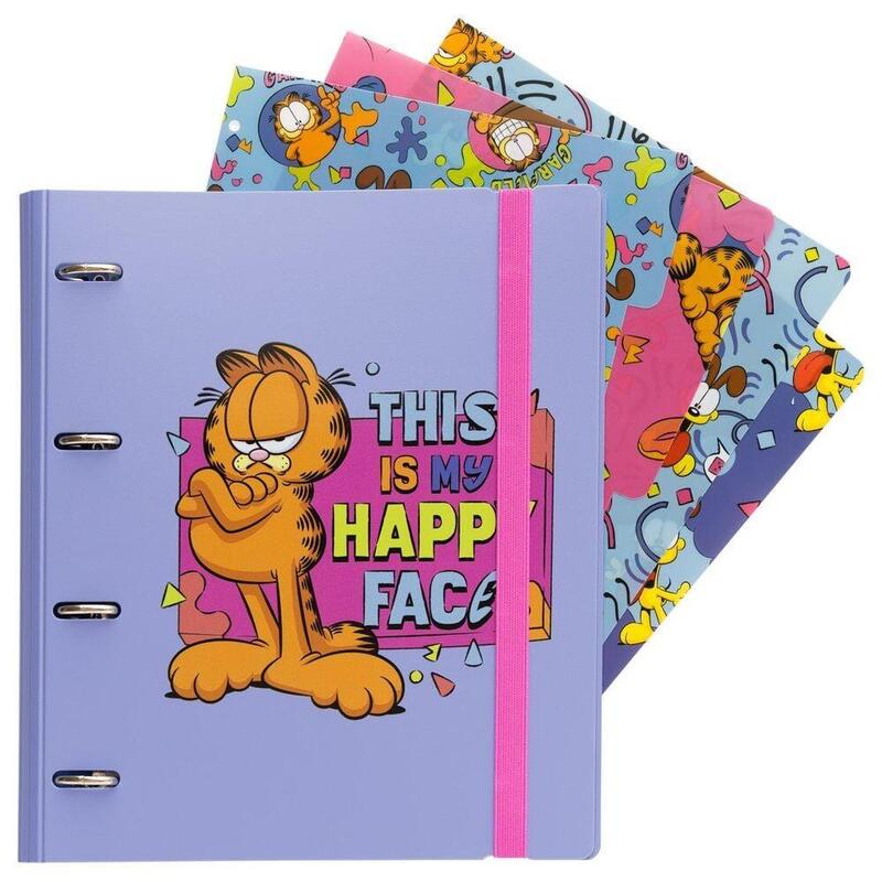 Carpeta 4 Anillas Garfield