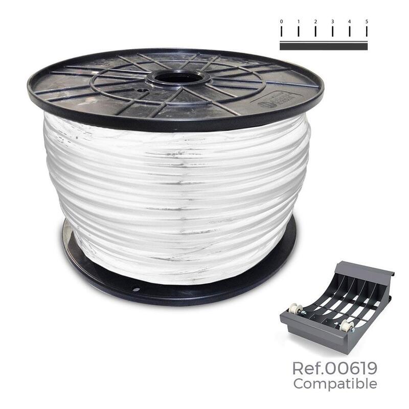 Carrete Cable Manguera Acrilica 1kv Blanca 3x1,5mm 200m (Bobina Grande Ø400x200mm)