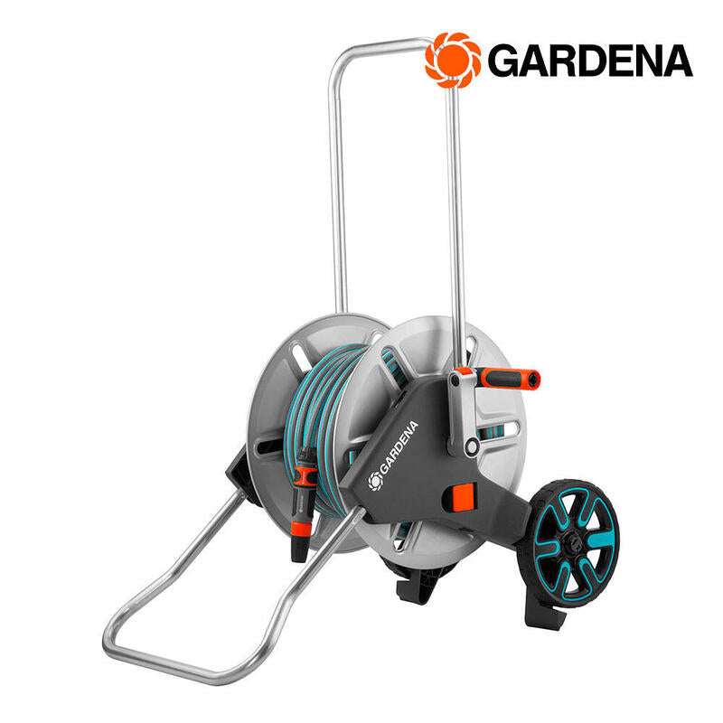 Carro De Metal Con Manguera Ø15mm 25m Gardena