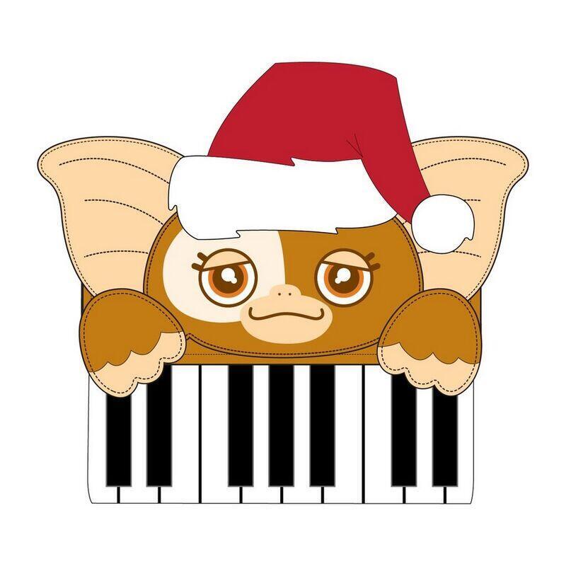 Cartera Con Cremallera Gremlins Gizmo Navideño