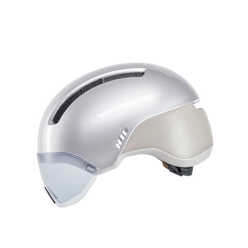Casco De Ciclismo Hjc Calido Plus Plata Pearl Greyish Silver, Talla M