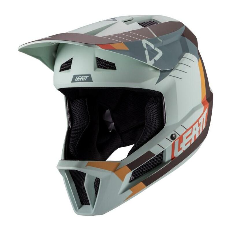 Casco Leatt Mtb Gravity 2.0 V25 Integral Para Ciclismo Talla L, Color Menta