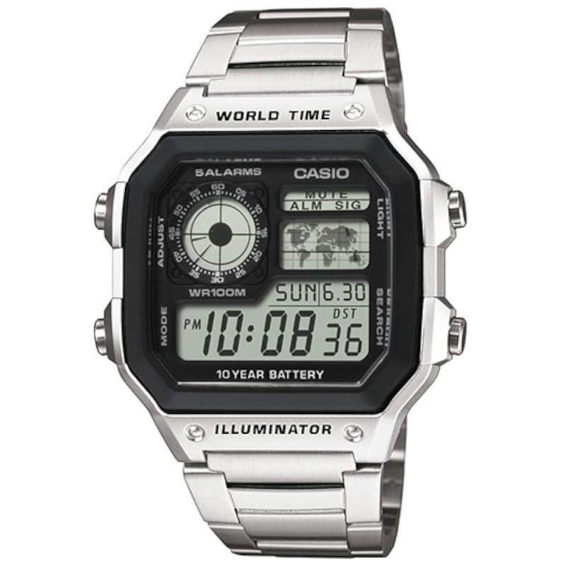 Casio Ae-1200whd-1avef Collection Men Reloj Digital Plata
