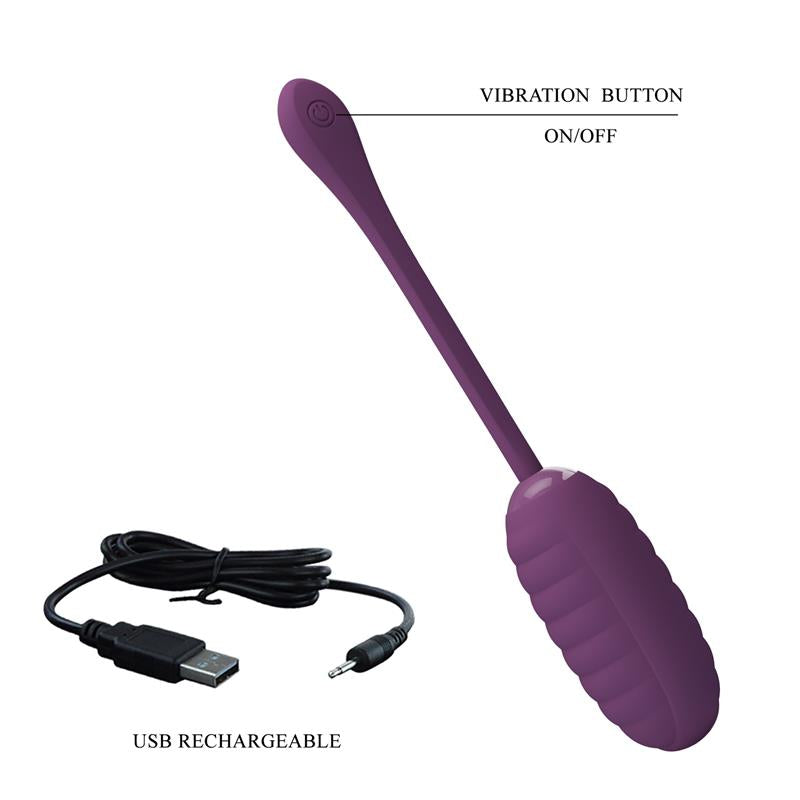 Pretty Love - Casper Huevo Vibrador Recargable Morado