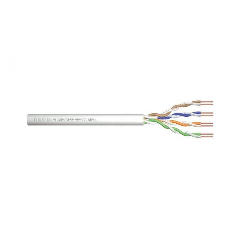 Cat 5e U-Utp Installation Cable, 100 Mhz Dca (Pvc), Awg 24/1, 500 M Paper Box, Sx, Grey