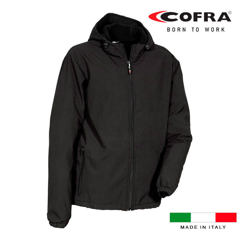 Cazadora Softshell Vannas Negro Cofra Talla S