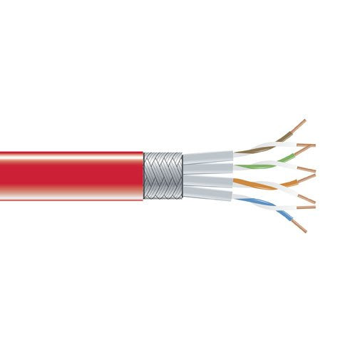 EAN 0822088072997 - Black Box Cat6, 30m cable de red Rojo S/FTP (S-STP) imagen 1