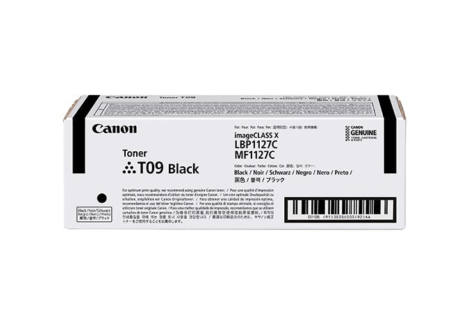 EAN 4549292161083 - Canon TONER T09 BK cartucho de tóner 1 pieza(s) Original Negro imagen 1