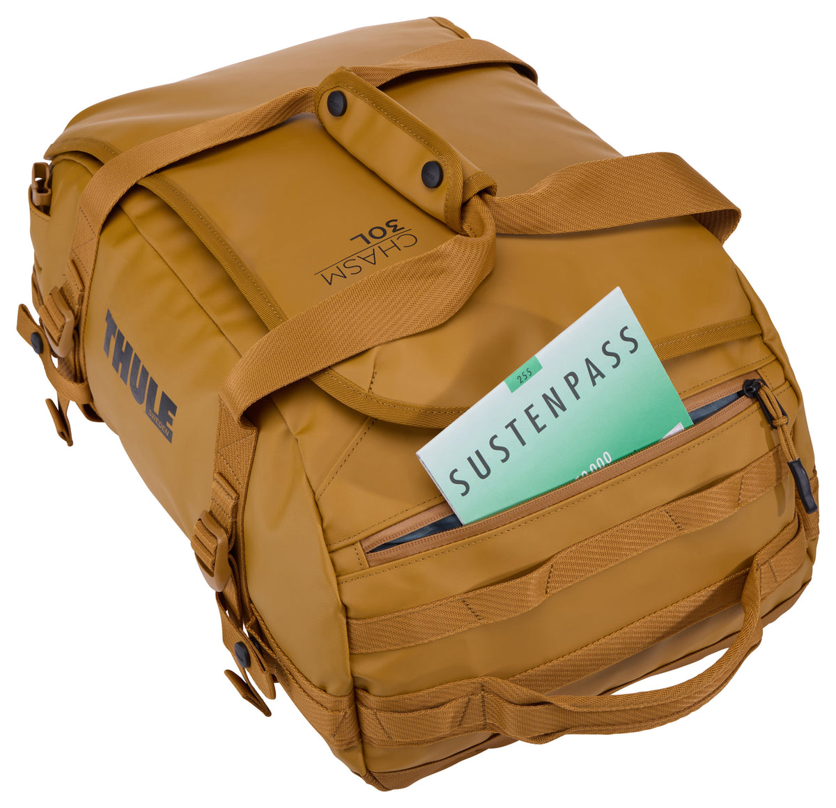 EAN 0085854257503 - Thule Chasm TDSD301 Golden Brown bolso de lona 30 L Poliéster Marrón, Oro imagen 13