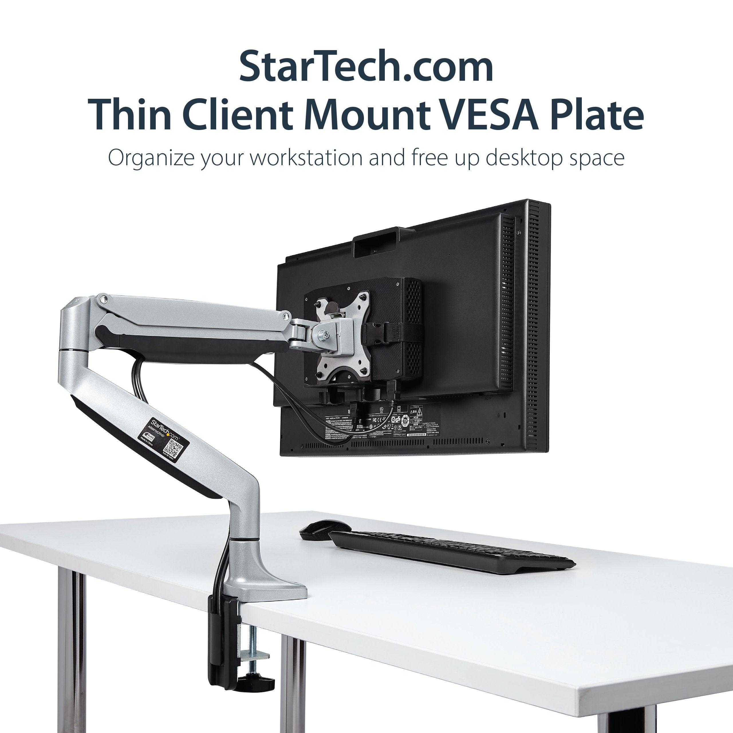 EAN 0065030867320 - StarTech.com ACCSMNT soporte de CPU Peana para monitor Negro imagen 8