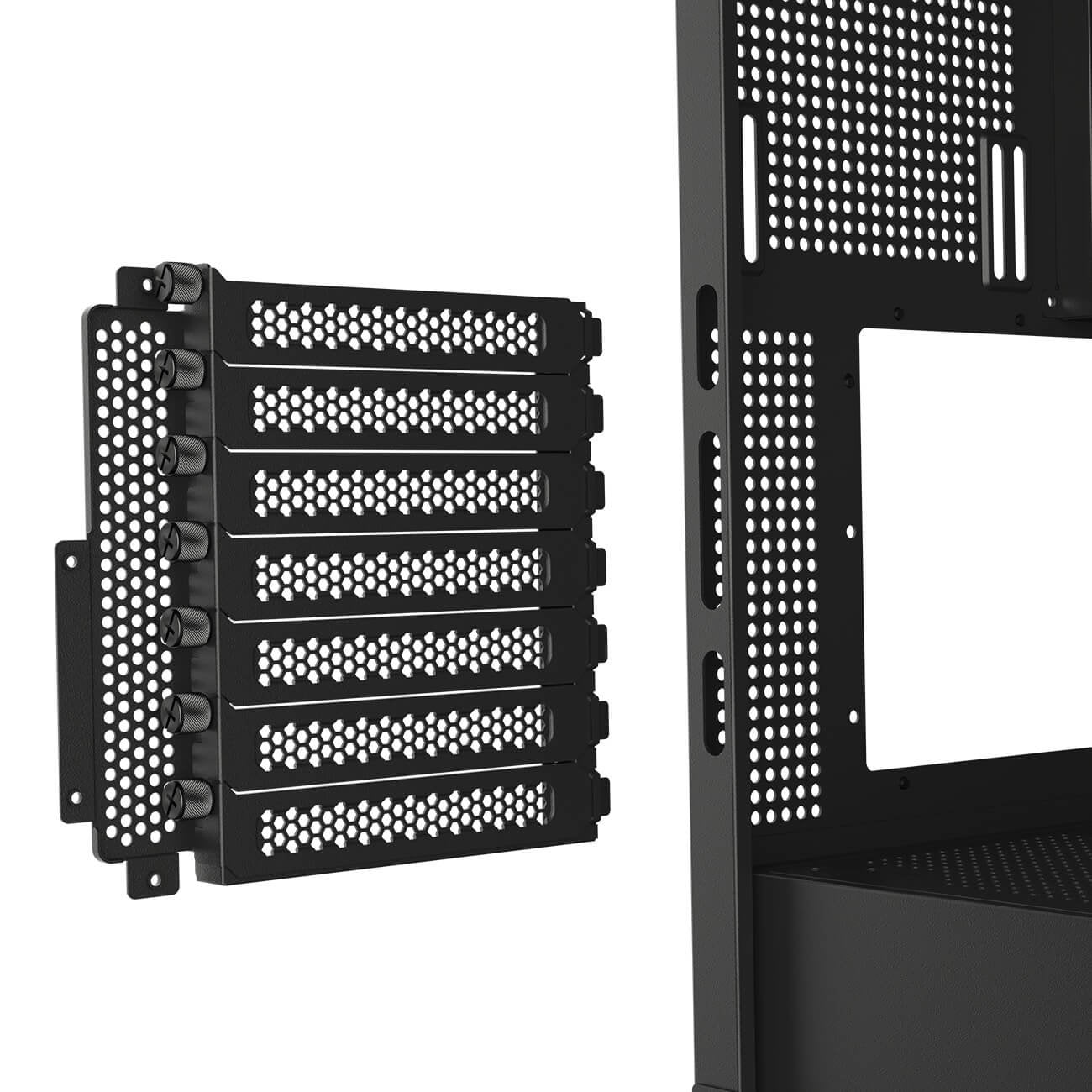 Caja Pc Cougar Semitorre Fv270 Rgb Negro