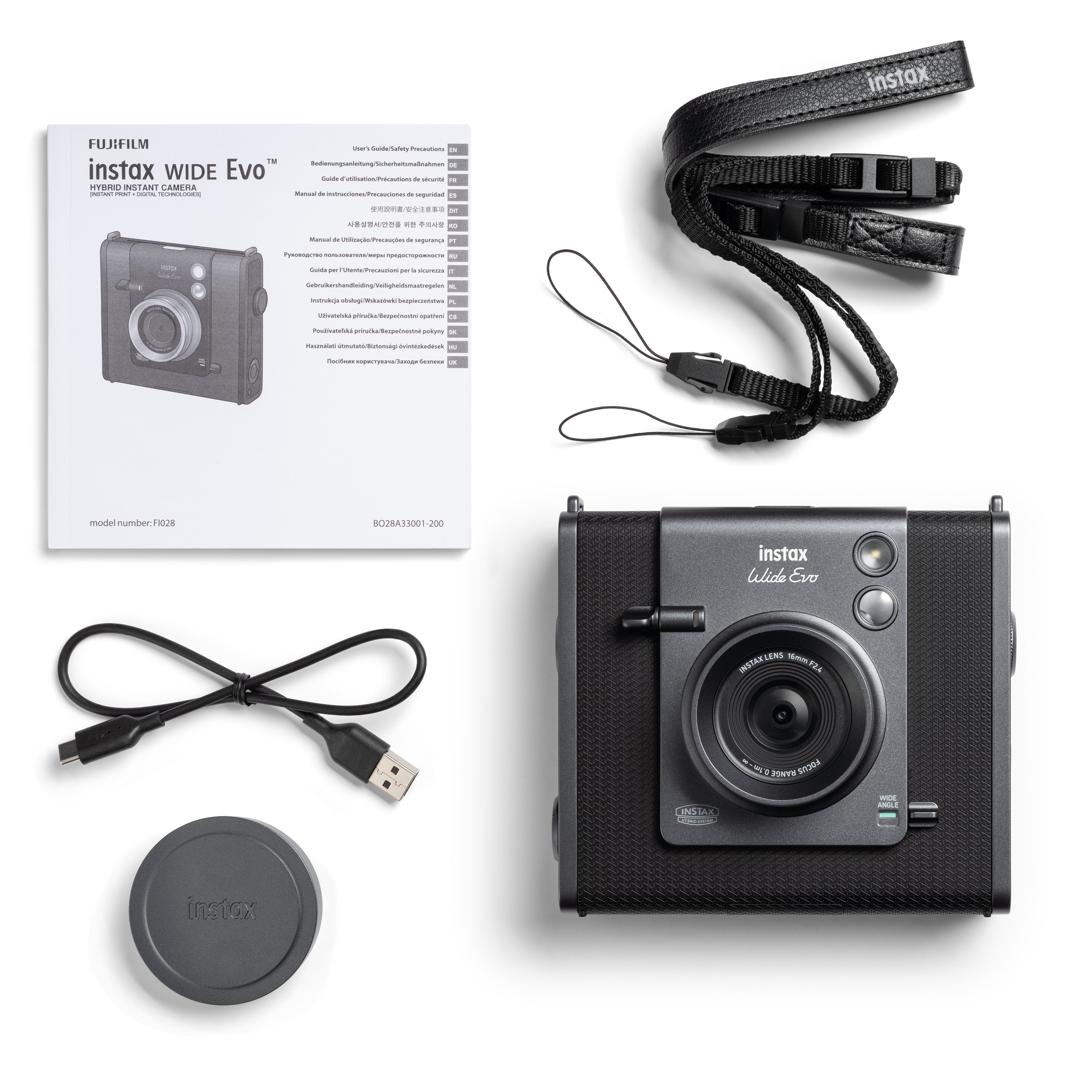 Cámara Fujifilm 16840933 / Inmax Wide Evo Emándar Negro