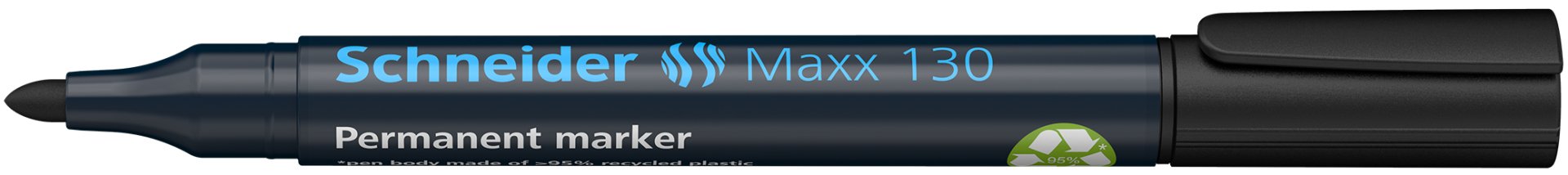 EAN 4004675006387 - Schneider AG Maxx 130 marcador permanente Punta redonda Negro 10 pieza(s) imagen 3