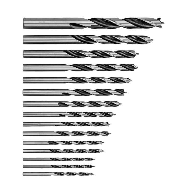 Juego De Brocas Para Madera, 15 Piezas
15 Brocas Afiladas Para Agujeros Pasantes Y Ciegos En Madera Blanda Y Dura