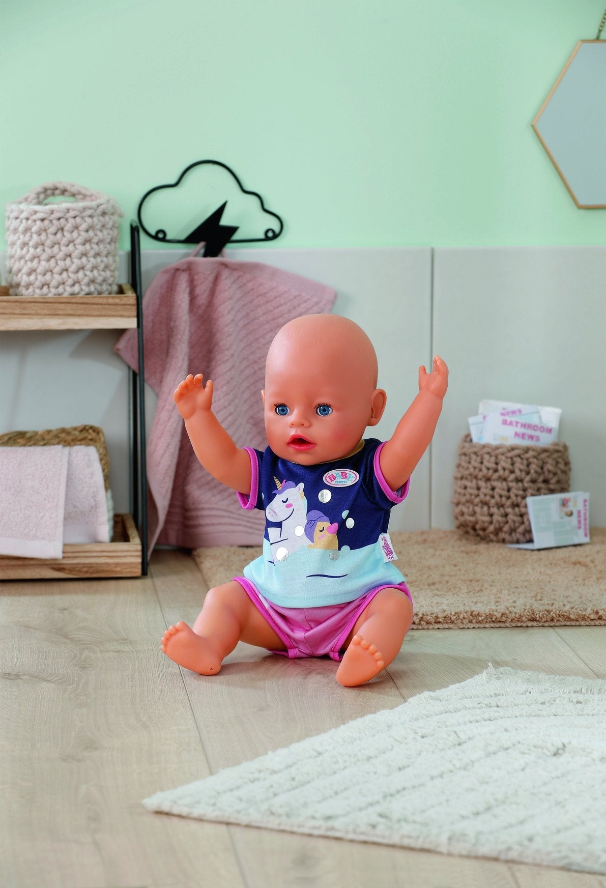 Zapf Creation Baby Born® Einhorn Pyjama 43cm 839256