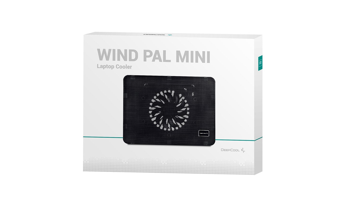 Base Refrigeradora Deepcool Wind Pal Mini Negro 1 Ventilador 140mm/15.6 /Led Dp-N114l-Wdmi