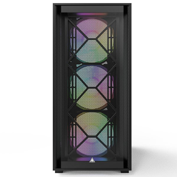 Caja Pc Montech Air 1000 Premium, Midi-Tower, Temperojo Glass, - Negro