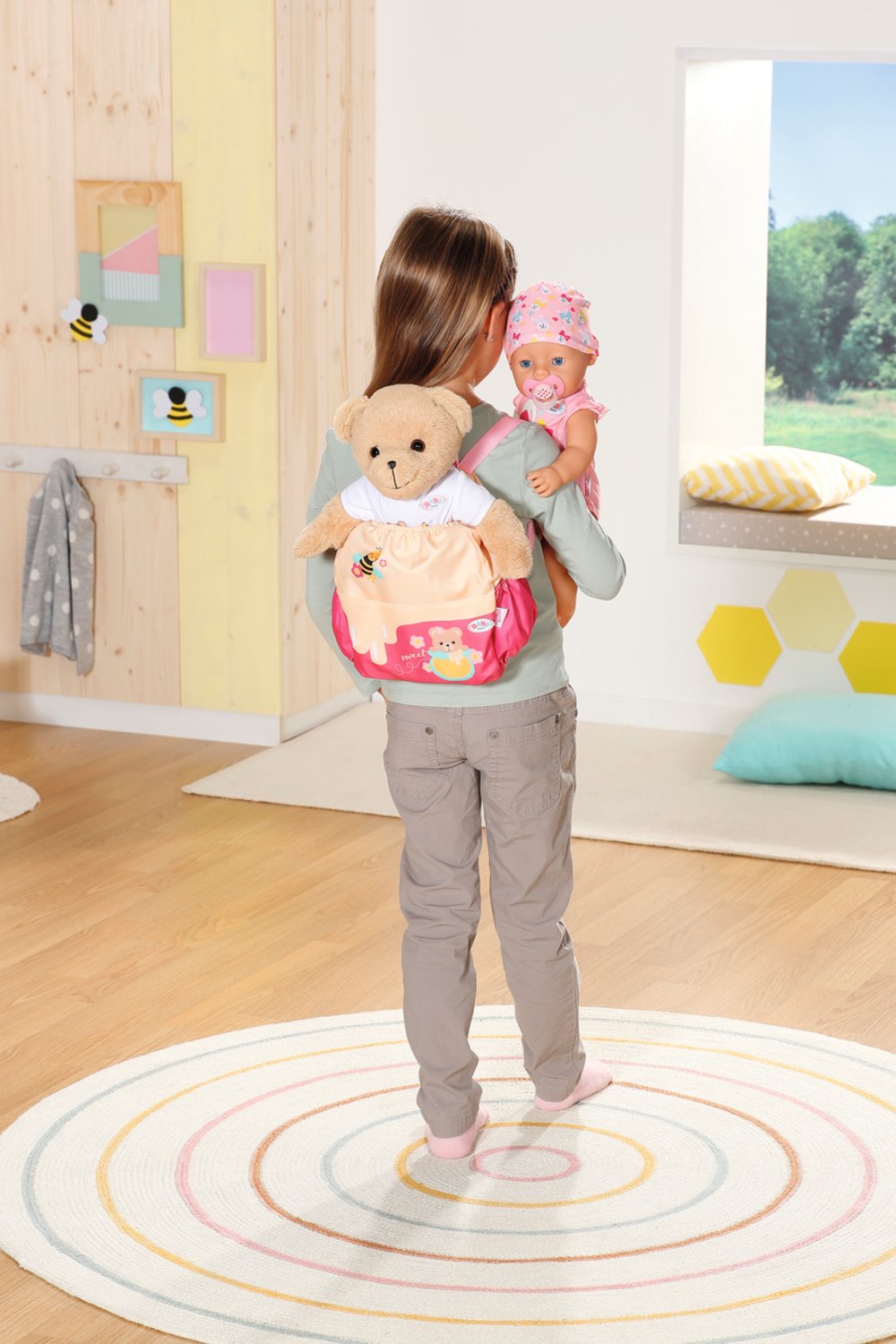 Mochila De Osito Baby Born® De Zapf Creation (Amarillo) 834831