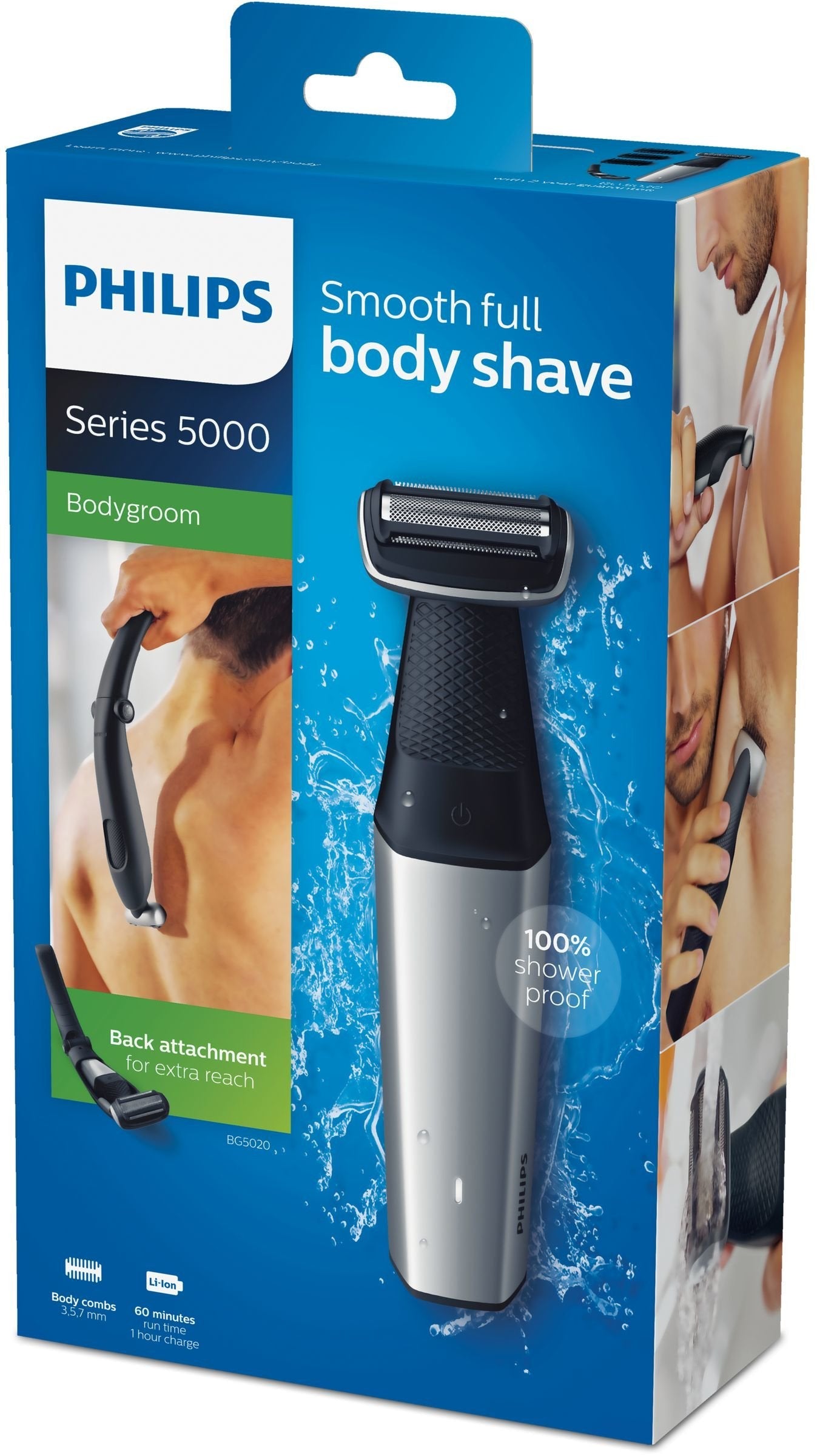 Philips Bodygroom Series 5000 Bg5020 Maquina De Afeitar Sin Cables