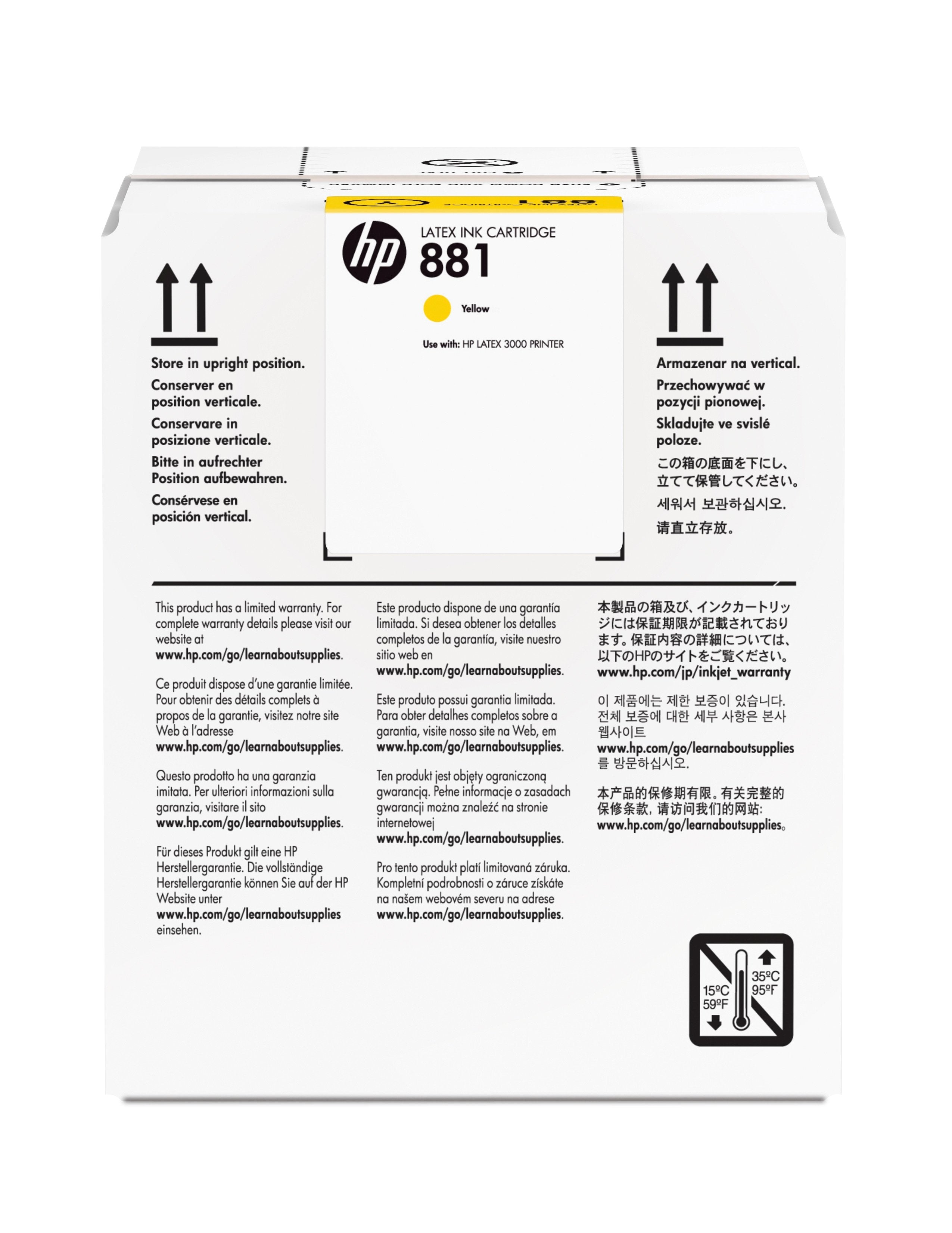EAN 887758106662 - HP 881 5-liter Yellow Latex Ink Cartridge cabeza de impresora imagen 1
