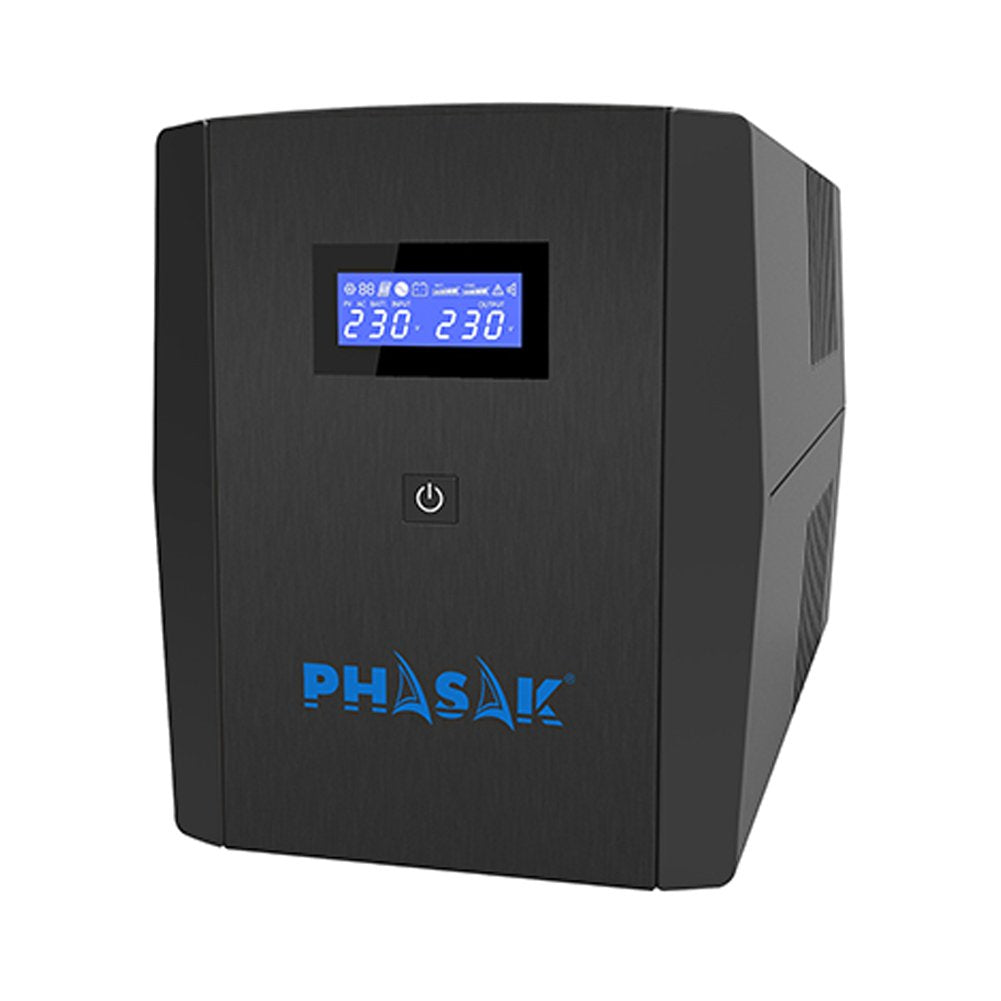 EAN 5605922008636 - Phasak Sirius sistema de alimentación ininterrumpida (UPS) Línea interactiva 1,56 kVA 900 W 4 salidas AC imagen 3