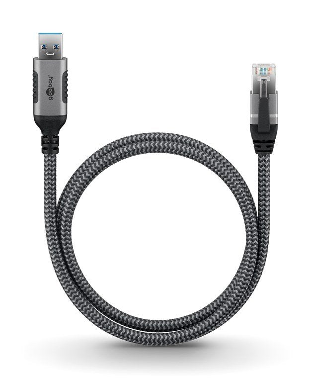 EAN 4040849704970 - Goobay 70497 cambiador de género para cable USB A RJ-45 Negro, Plata imagen 5