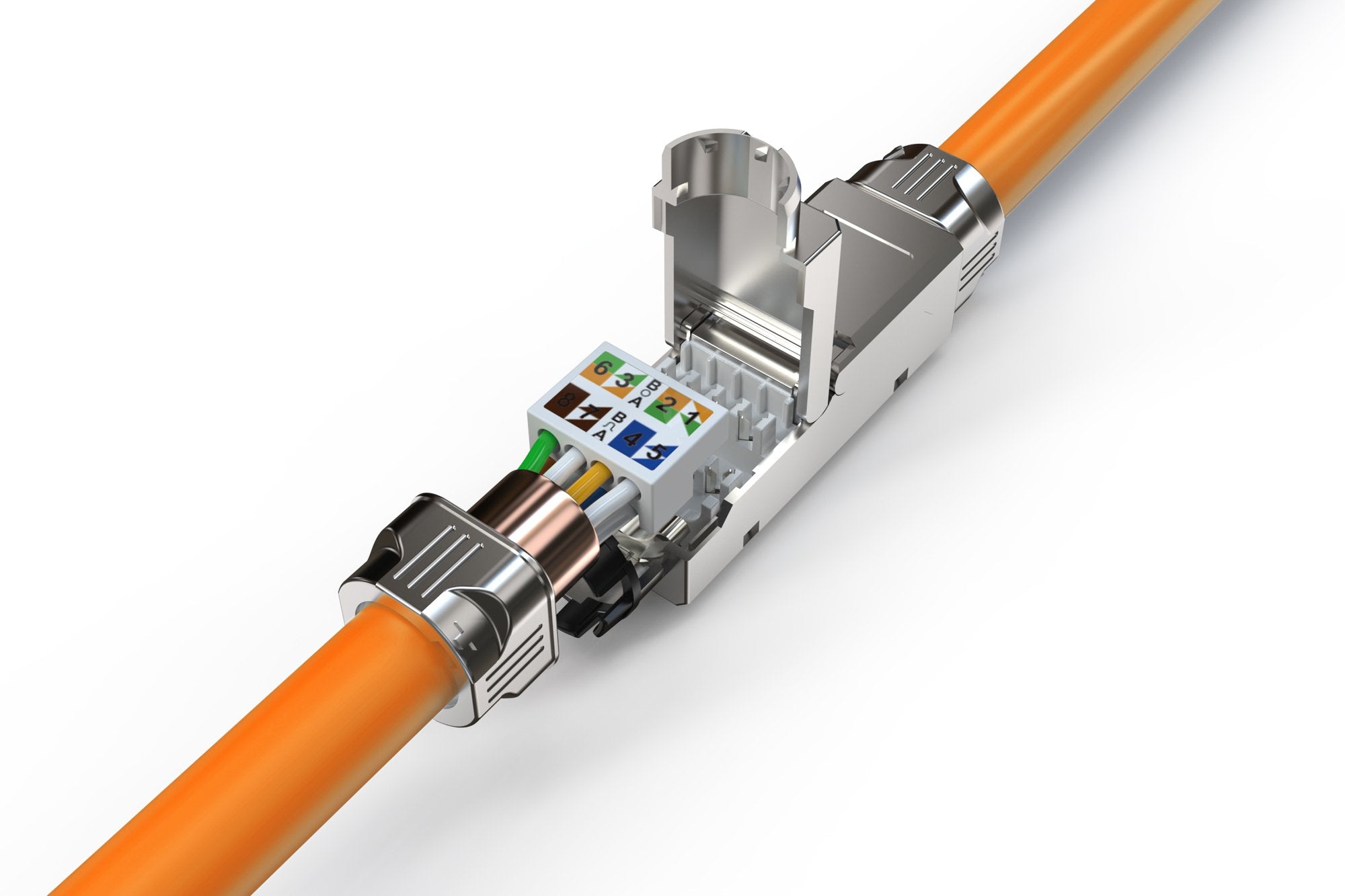 Digitus Acoplamiento De Campo Blindado Cat 6a Awg 22-26