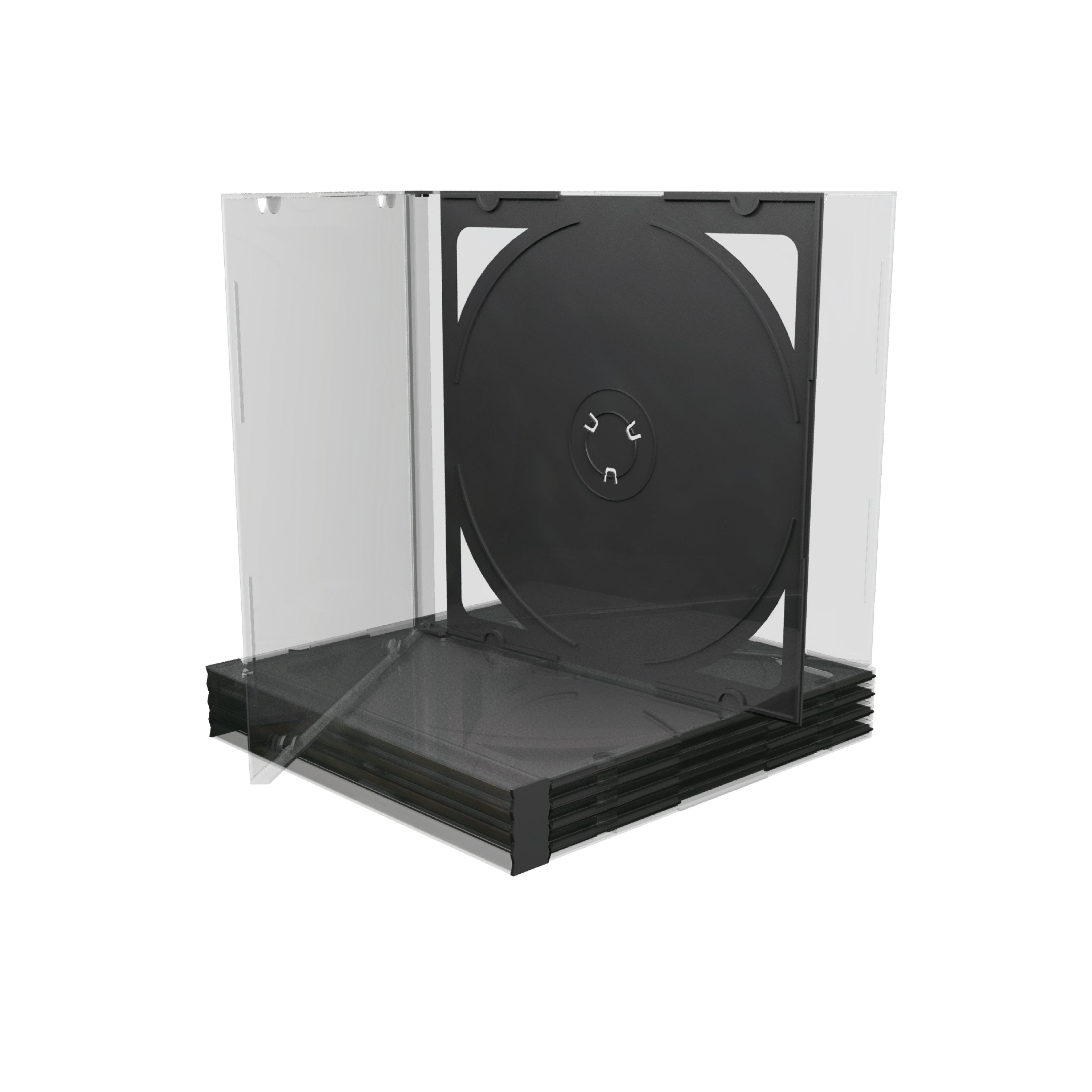 Mediarange Cd-Leerhülle Para 2 Dics 10.4mm Negroes Tray