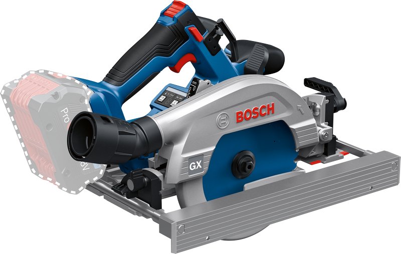 EAN 4059952610726 - Bosch GKS 18V-57-2 GX 16,5 cm Negro, Azul 5000 RPM imagen 1