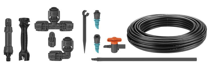 Set De Riego Por Goteo Micro-Drip-System Gardena Jardinera/Jardinera 60m², Goteros 13450-20
