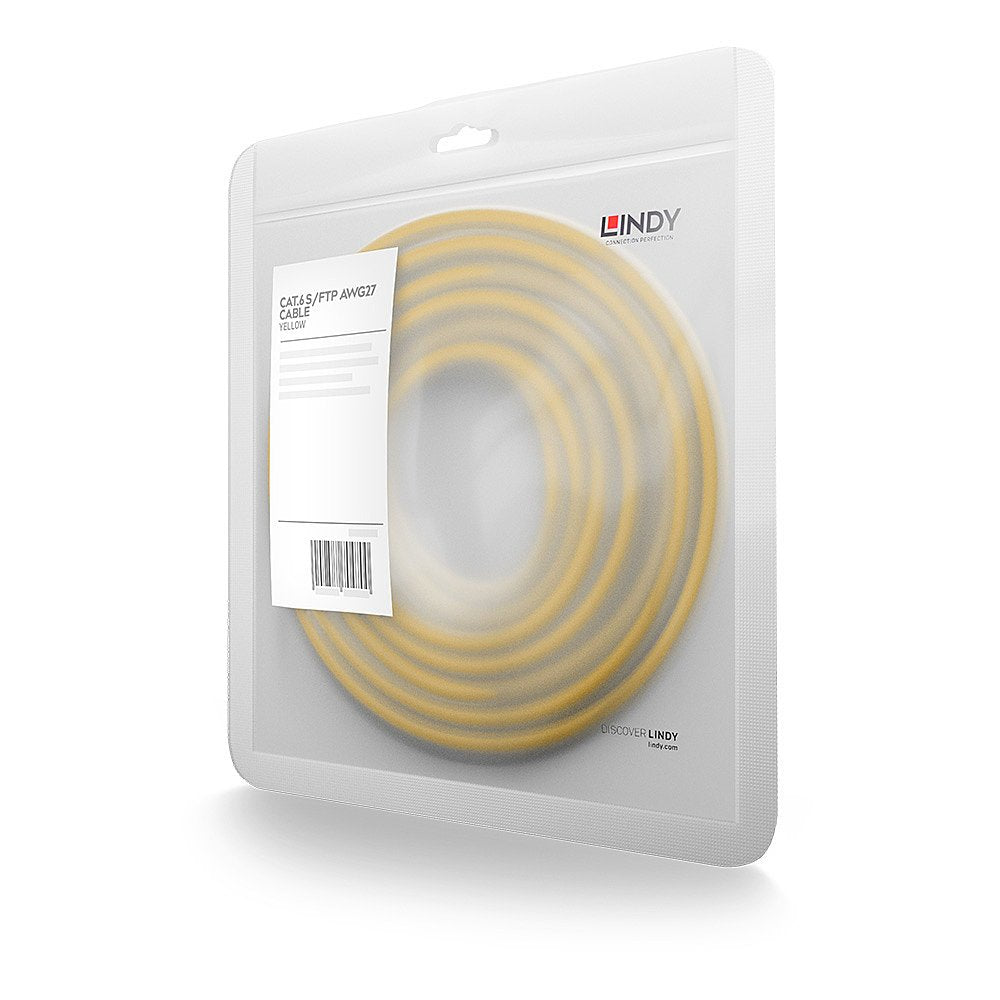 EAN 4002888477659 - Lindy 47765 cable de red Amarillo 3 m Cat6 S/FTP (S-STP) imagen 2