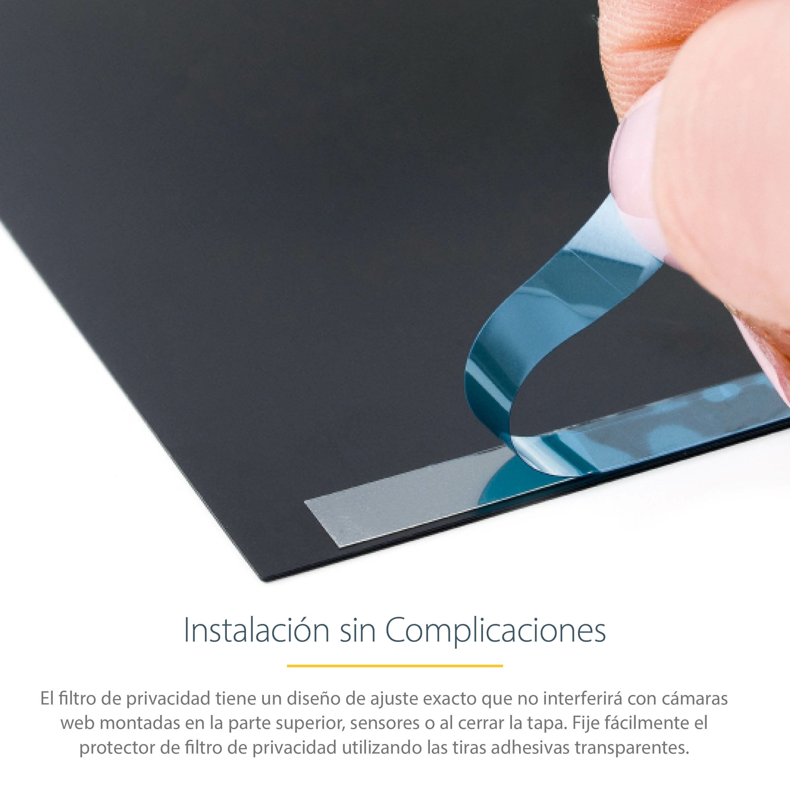 Startech.Com Filtro De Privacidad Dorado Para Macbook Pro 21/23 De 16in - Con Privacidad Mejorada - Protector De Pantalla De Doble Cara - +/- 30 Grados