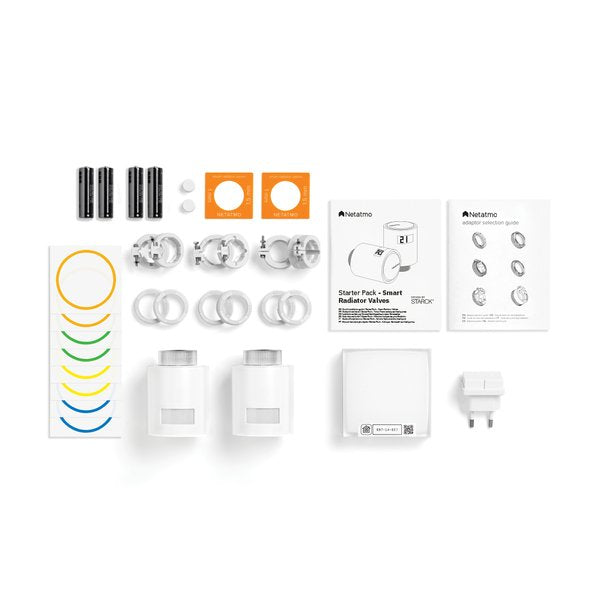 Netatmo Radiator Termostat Starter Pack Incl. Relais White