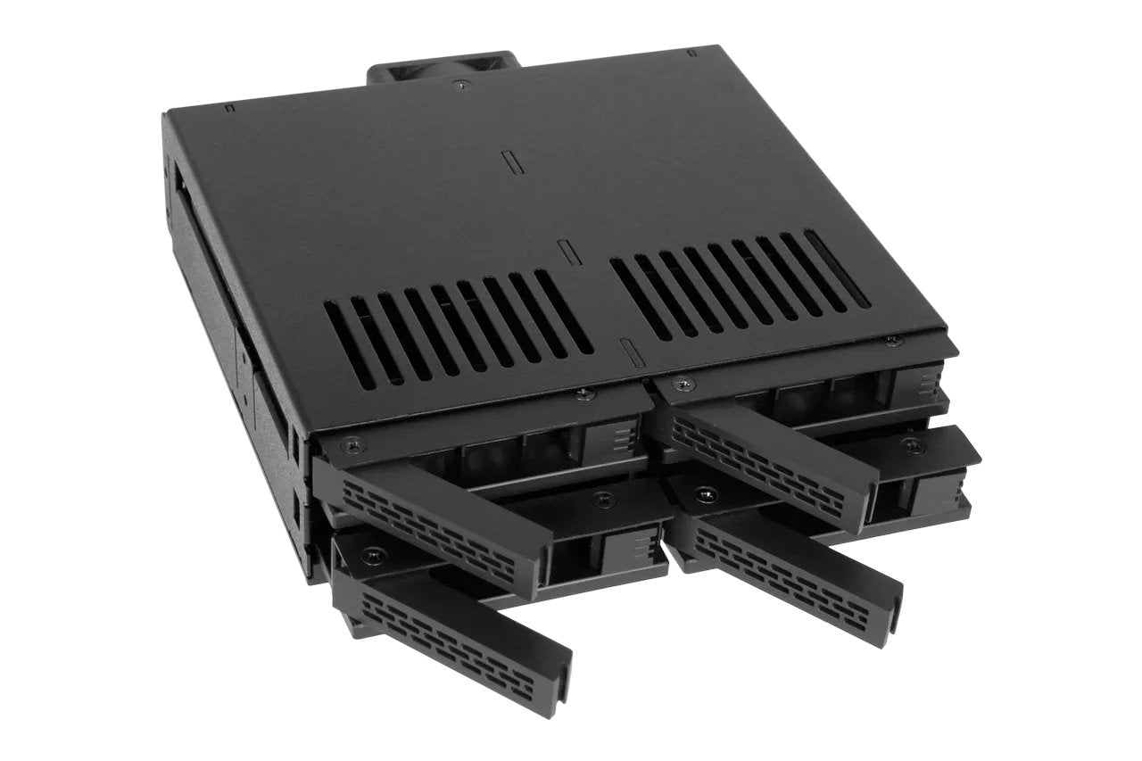 Icy Dock Mb324sp-B Unidad De Disco Multiple Escritorio Negro