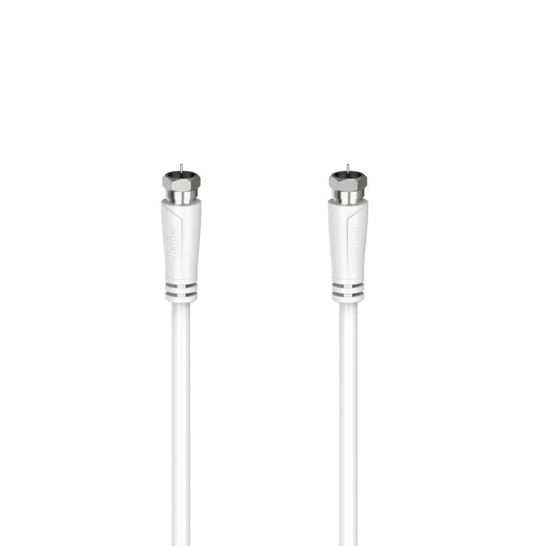 Hama Sat-Connection Cable 1,5m F-Plug/F-Plug White 90db 205063