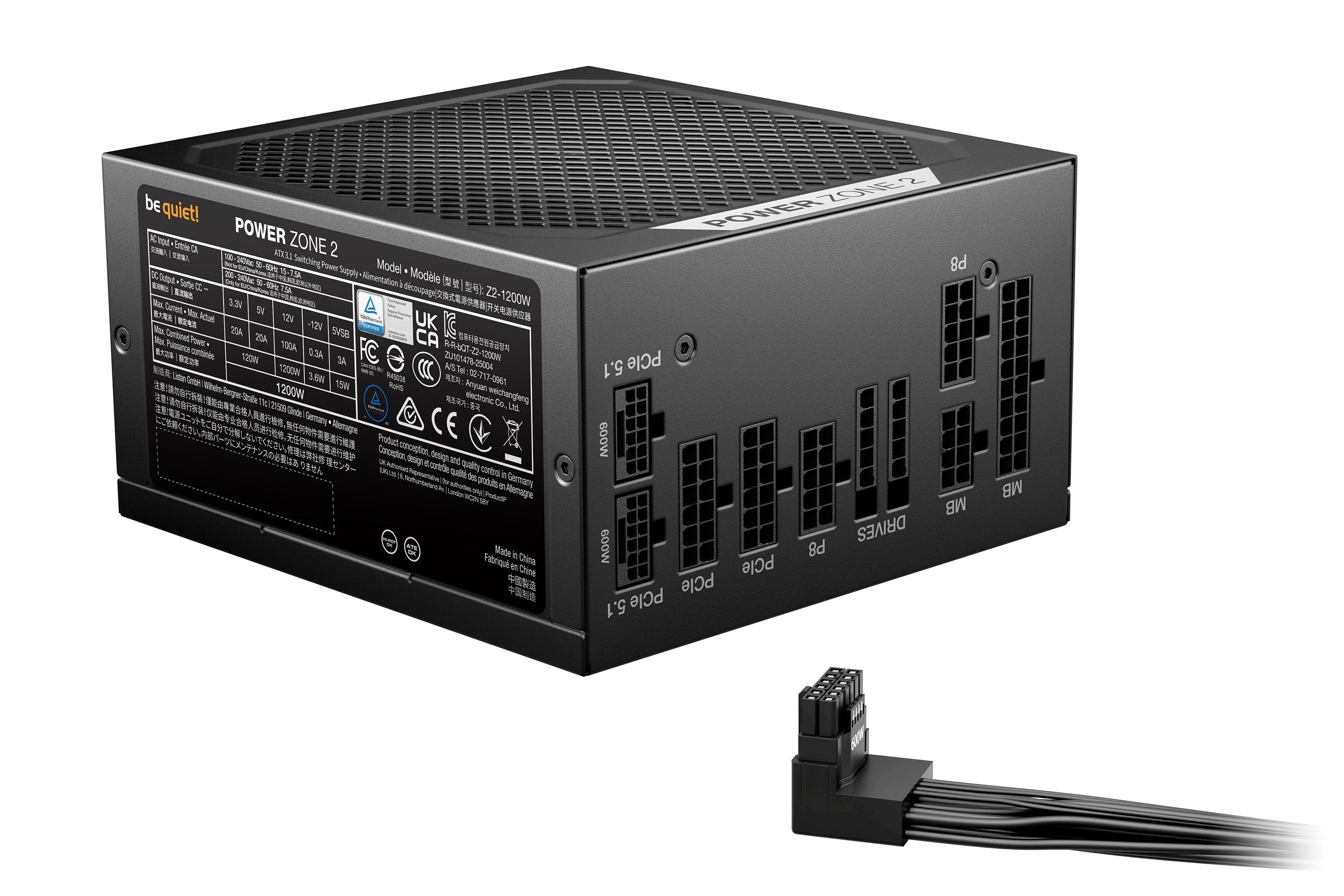 Fuente Alimentacion Be Quiet! Power Zone 2 1200w Netzteil
