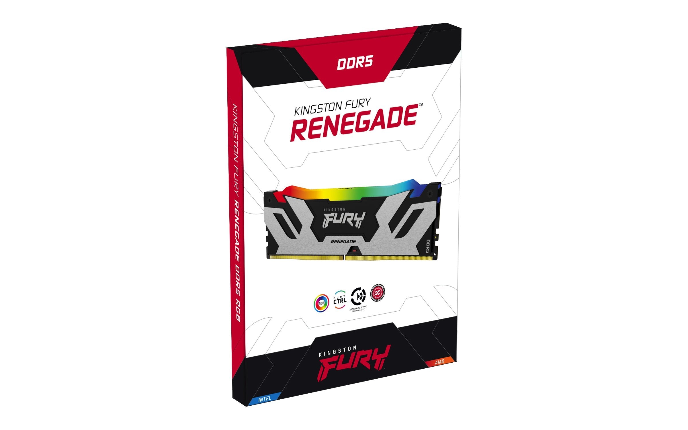 Memoria Kingston Technology Fury Renegade Rgb  32 Gb 1 X 32 Gb Ddr5 6400 Mhz  Kf564c32rsa-32