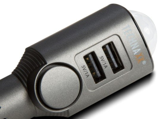 Alarm Samochodowy Z Ladowarka Usb 2 Porty Tx-100