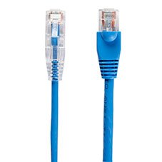 Slim-Net Cat6 Patch Cable  Blue 4ft C6pc28-Bl-04, 1.2 M,