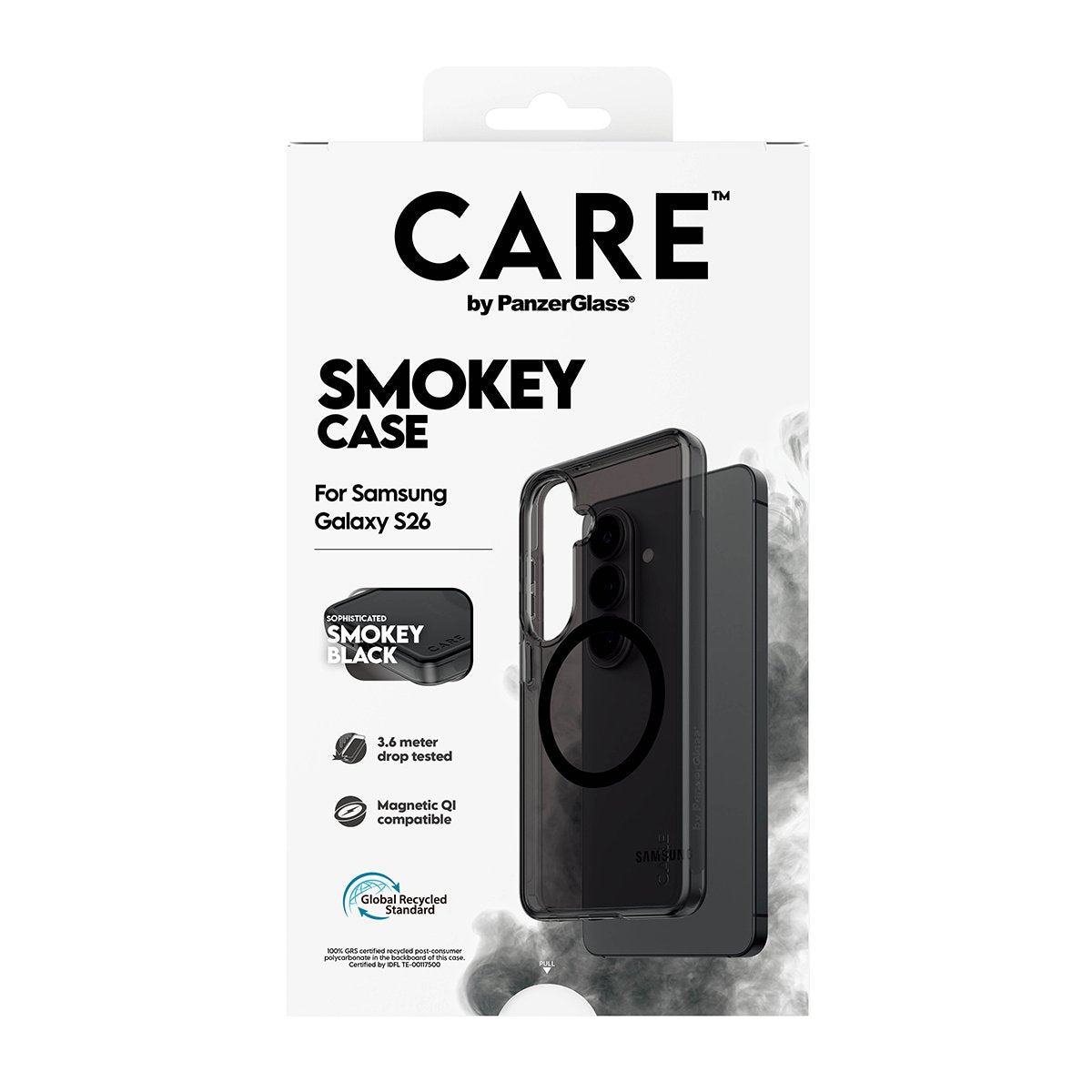 Panzerglass Care Urban Explorer Case Smokey M. Negro Qi Samsung Galaxy S26