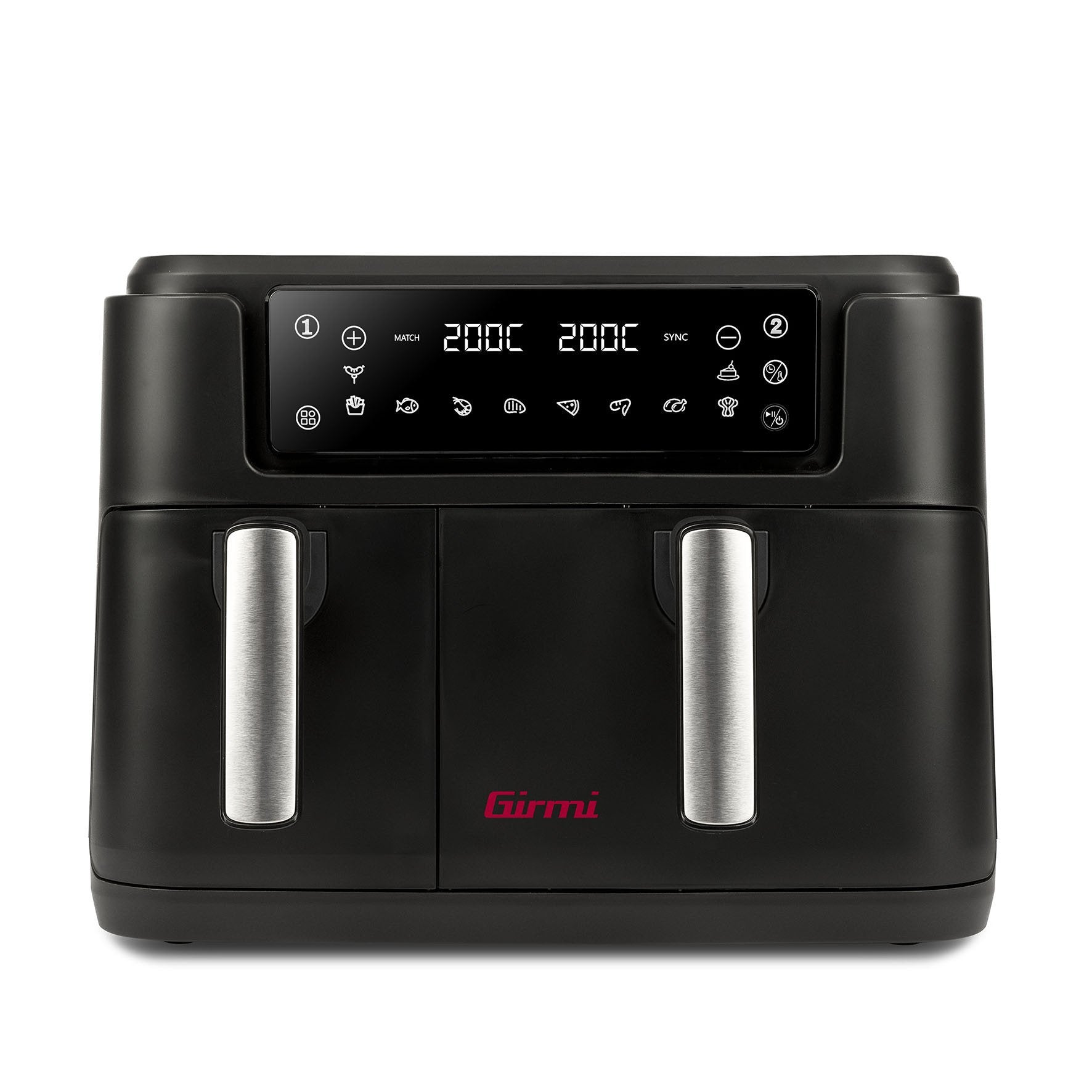 EAN 8055176402815 - Girmi FG26 freidora Doble 9 L Independiente 2400 W Freidora de aire caliente Negro imagen 2